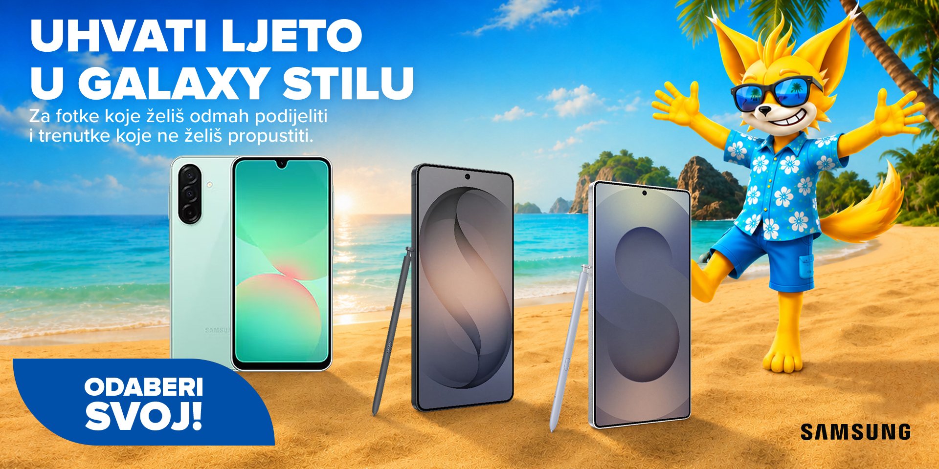 Samsung Galaxy mobiteli na akciji 